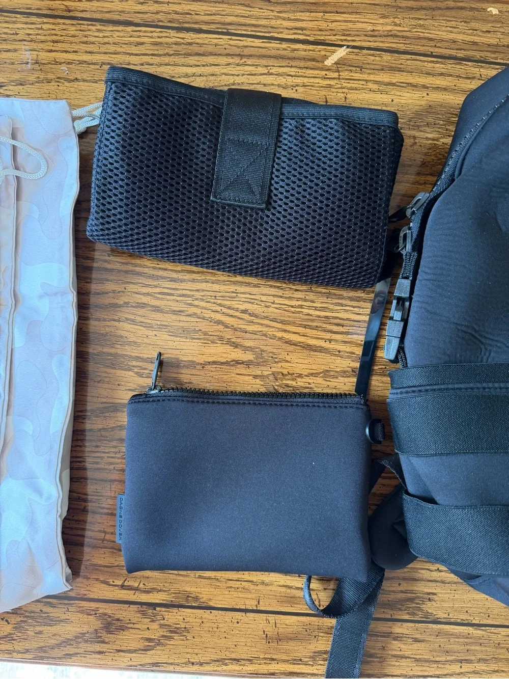 Dagne Dover Indi Neoprene Diaper Backpack, Large Black
